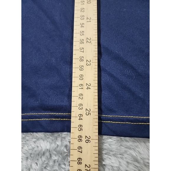 Nike Milwaukee Brewers Shirt Mens Large Dri Fit Center Swoosh Blue Yellow MLB - Picture 6 of 7